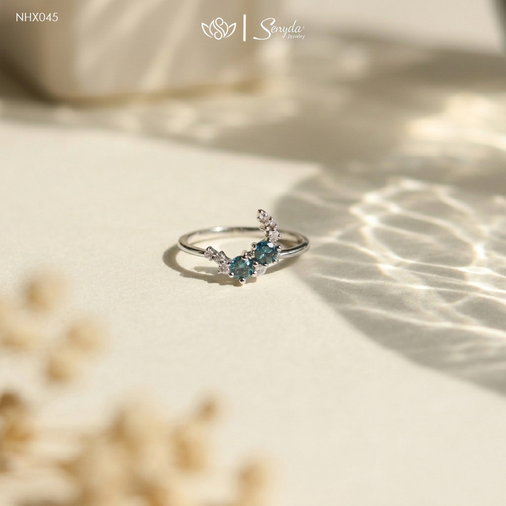 NHX045 Nhẫn kim cương Senyda Mặt trăng