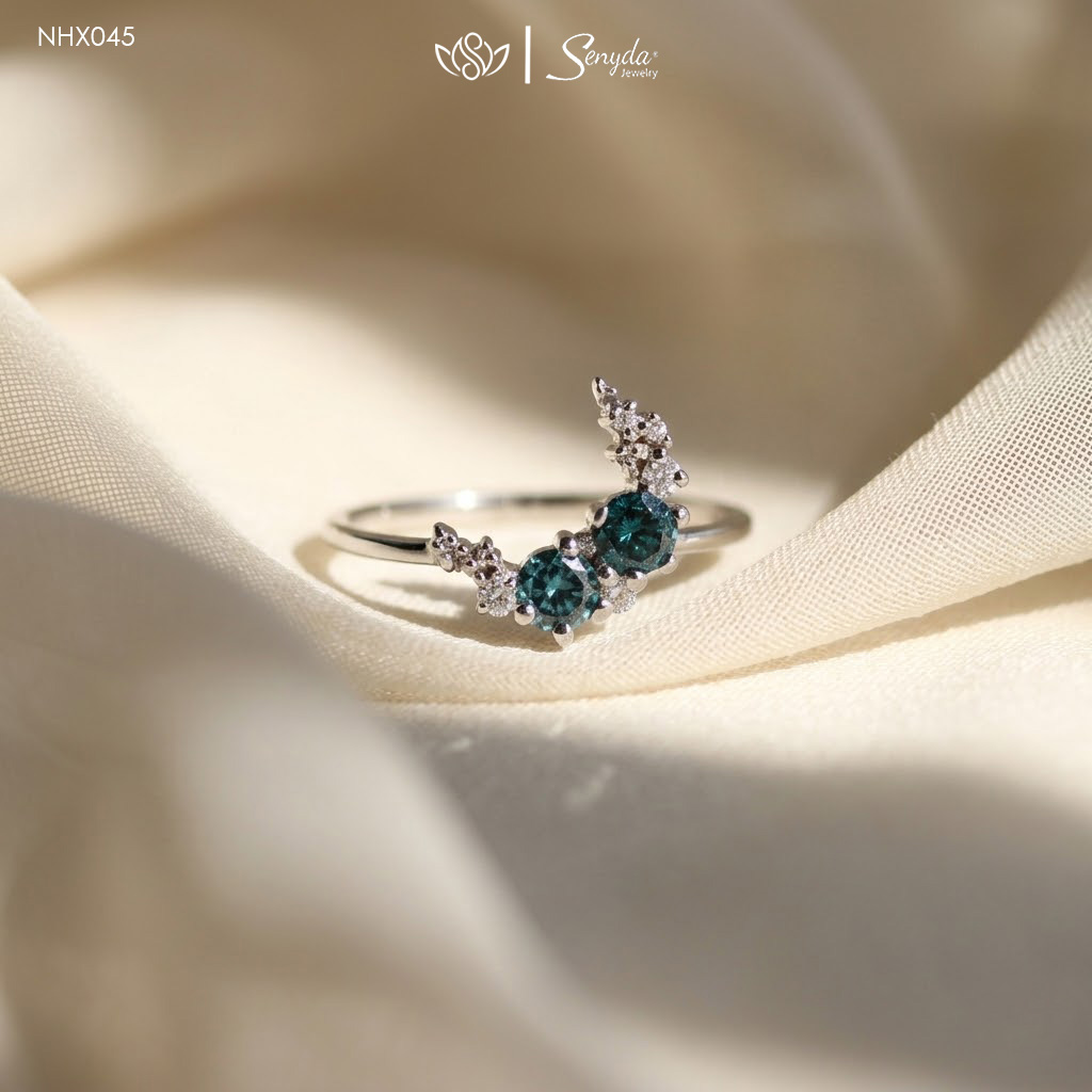 NHX045 Nhẫn kim cương Senyda Mặt trăng