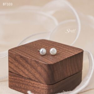 BT103 Bông tai bạc Ý Senyda ngọc trai