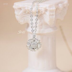 DC920 Dây chuyền bạc Ý Senyda hoa hướng dương