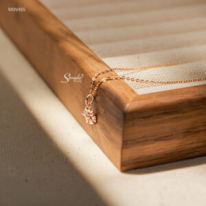 MDV455 Dây chuyền vàng Senyda mặt hoa cúc daisy nhỏ