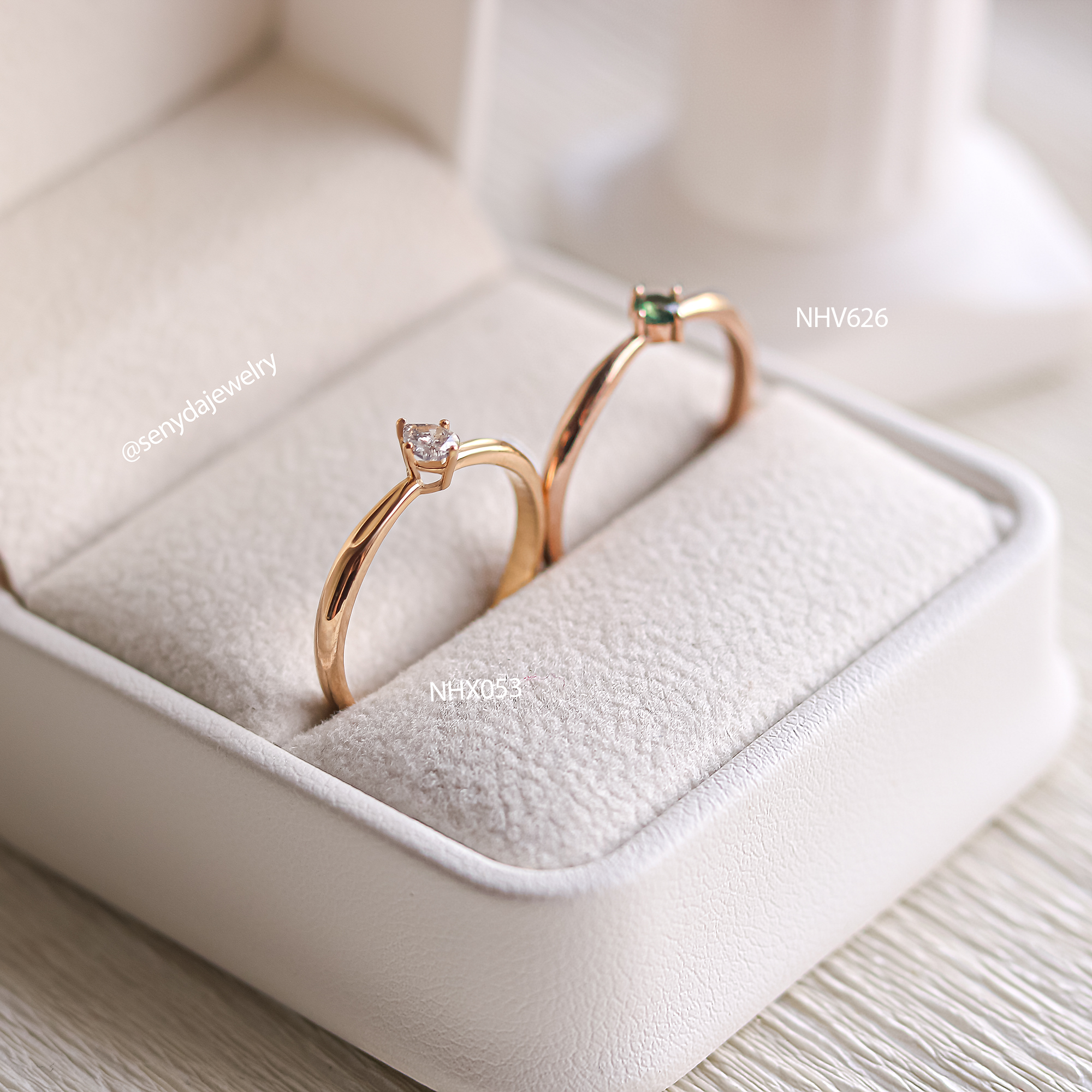 Sự khác nhau giữa nhẫn cầu hôn và nhẫn cưới