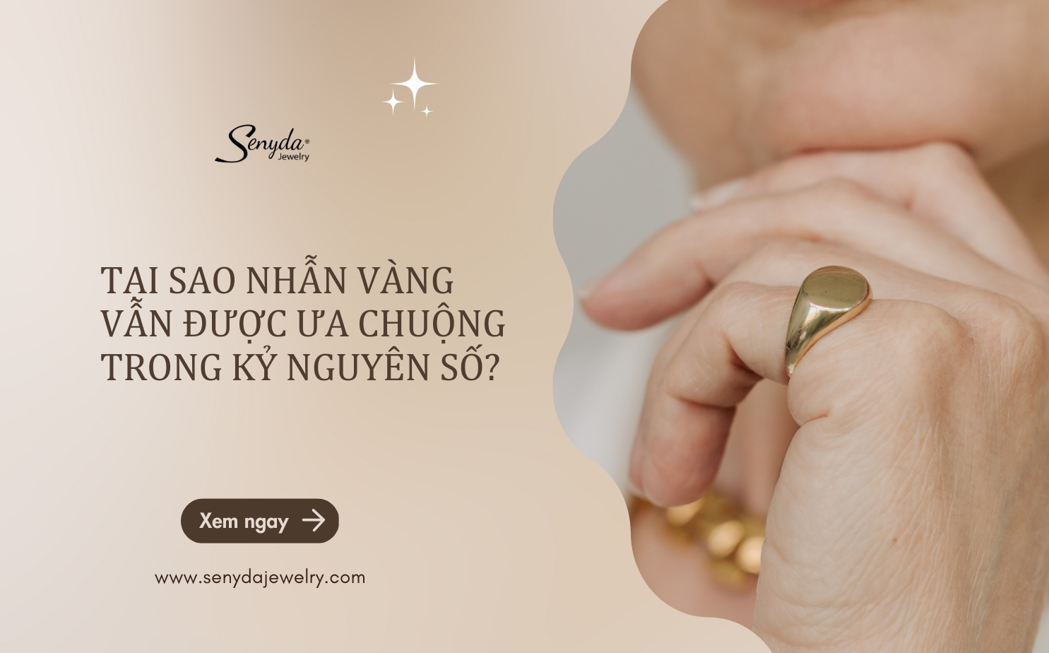 Tại sao nhẫn vàng vẫn được ưa chuộng trong kỷ nguyên số?