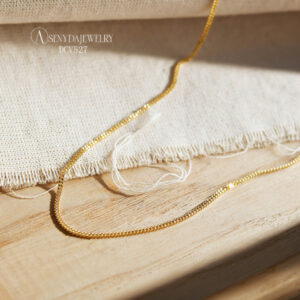 DCV527 Dây chuyền vàng Senyda khoen lật vừa