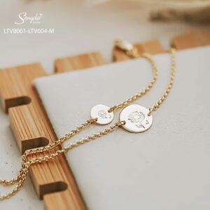 Lắc tay vàng đôi