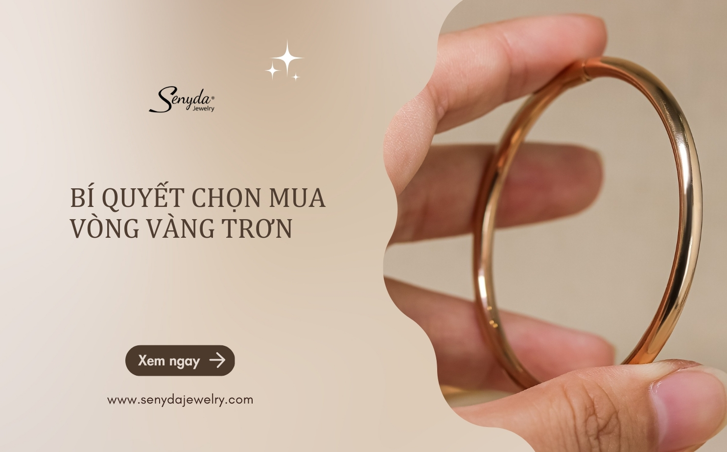 Bí quyết chọn mua vòng vàng trơn