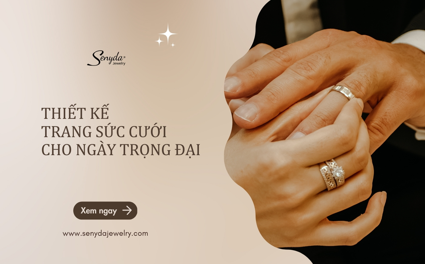 Thiết kế trang sức cưới cho ngày trọng đại