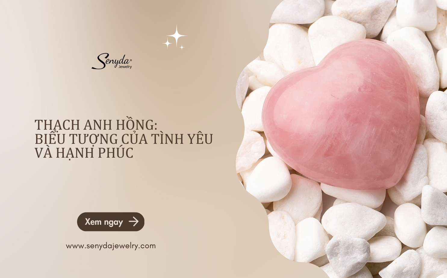 Thạch anh hồng: Biểu tượng của tình yêu
