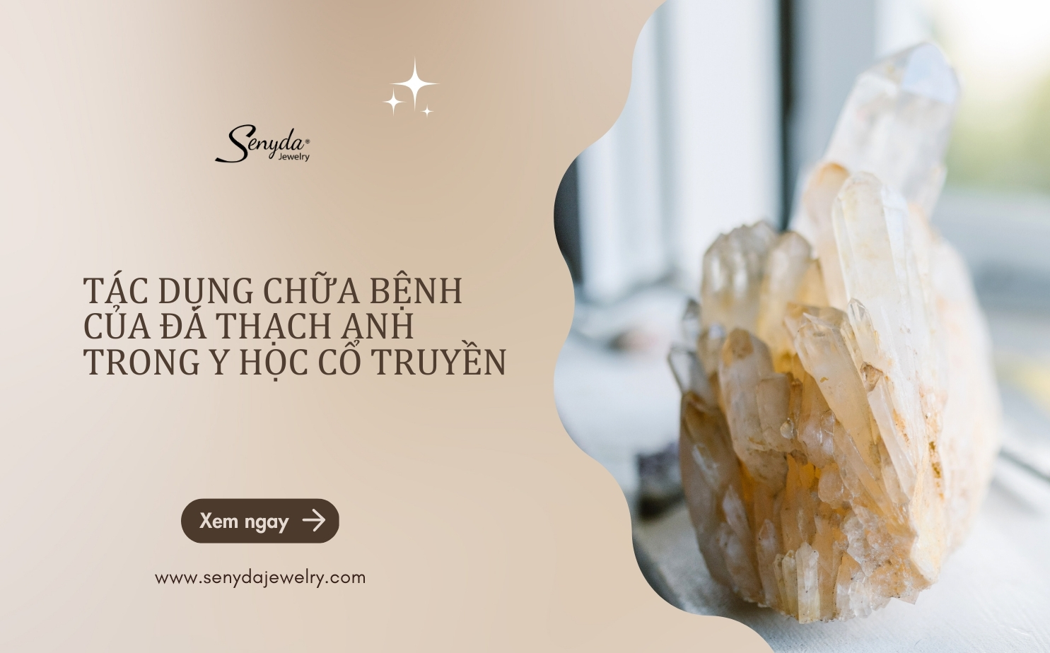 Tác dụng chữa bệnh của đá thạch anh