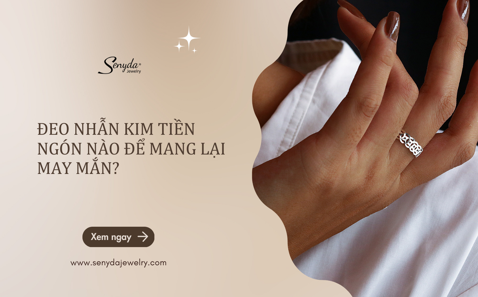 Đeo nhẫn kim tiền ngón nào
