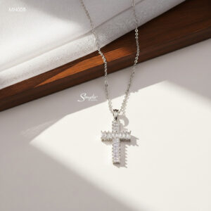 MN008 Dây chuyền bạc nam Senyda Mặt Thánh giá barget