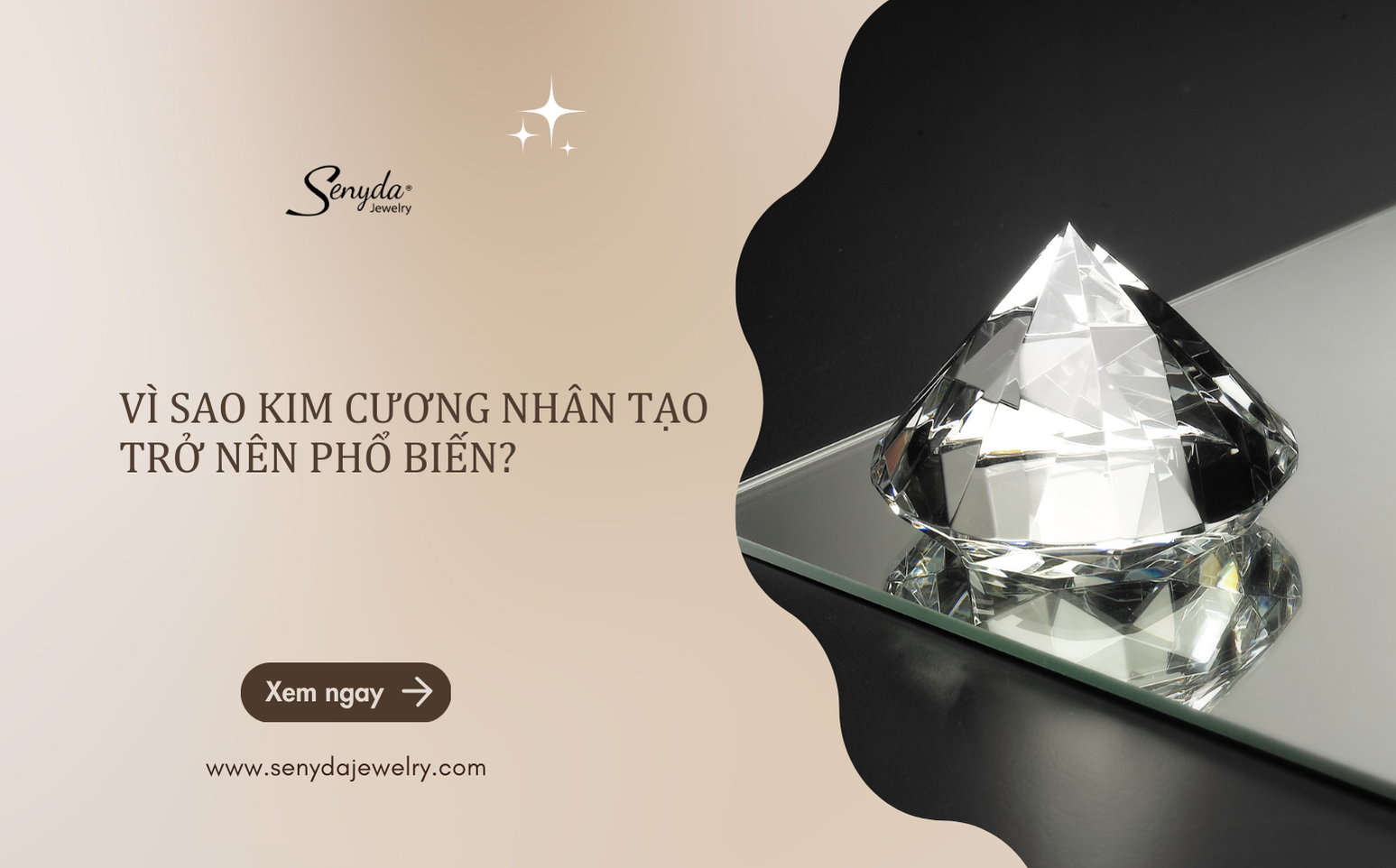 Vì sao kim cương nhân tạo trở nên phổ biến?