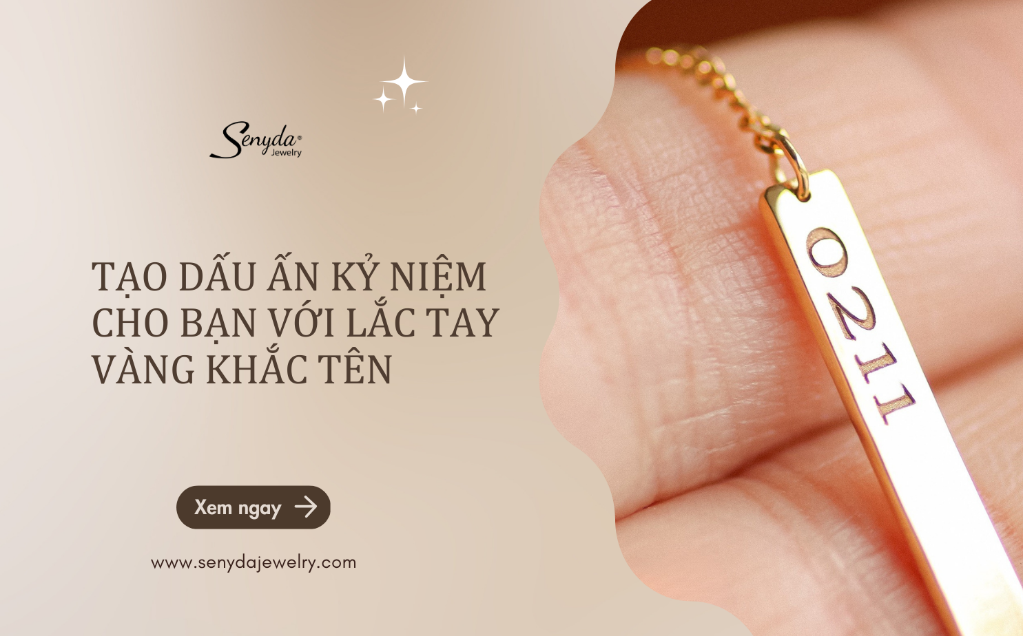 Tạo Dấu Ấn Kỷ Niệm Cho Bạn Với Lắc Tay Vàng Khắc Tên