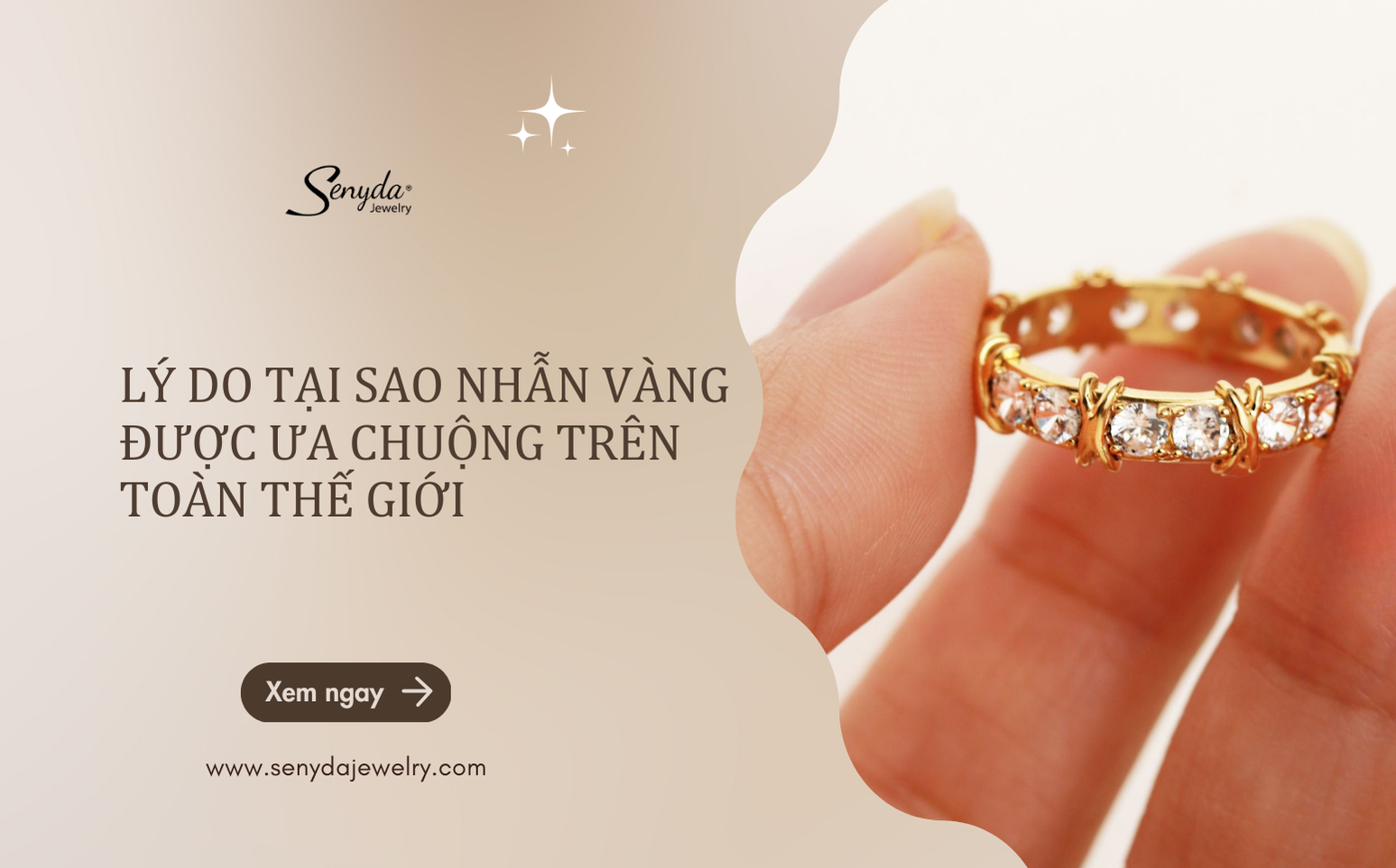 Lý do tại sao nhẫn vàng được ưa chuộng trên toàn thế giới