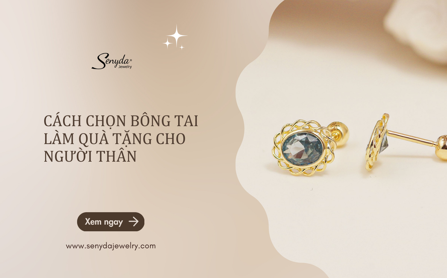 Cách chọn bông tai làm quà tặng cho người thân