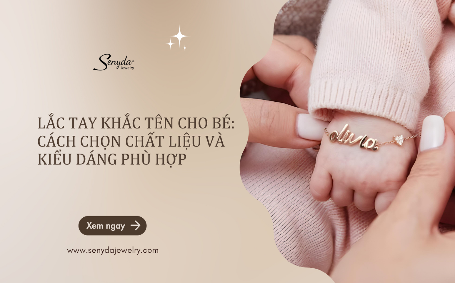 Lắc tay khắc tên cho bé: Cách chọn chất liệu và kiểu dáng phù hợp