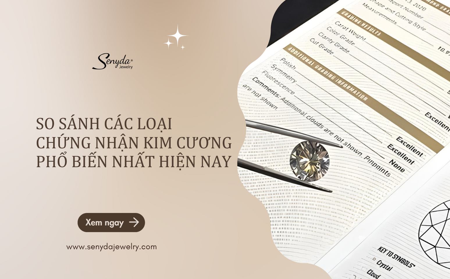 So sánh các loại chứng nhận kim cương