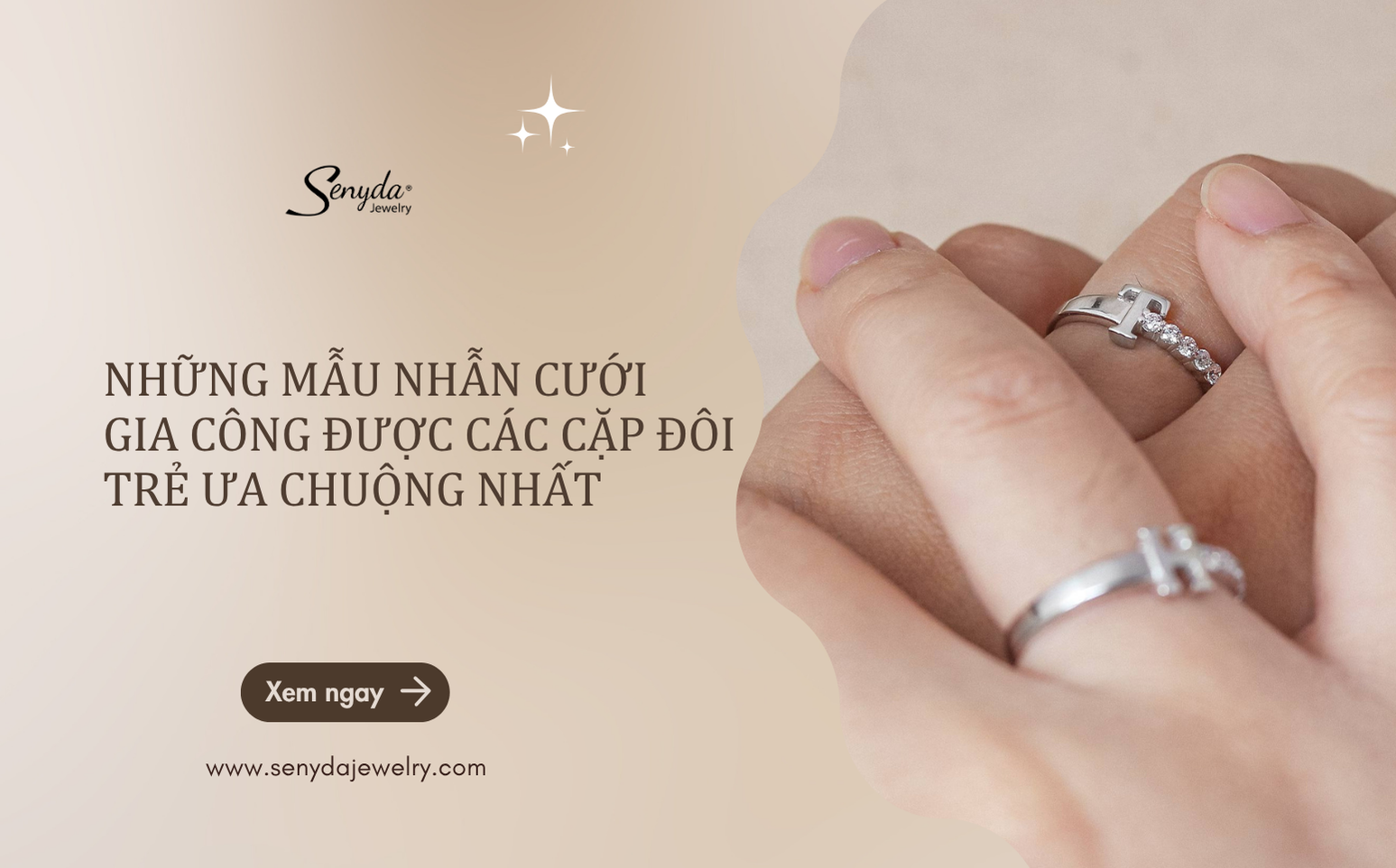 những mẫu nhẫn cưới gia công