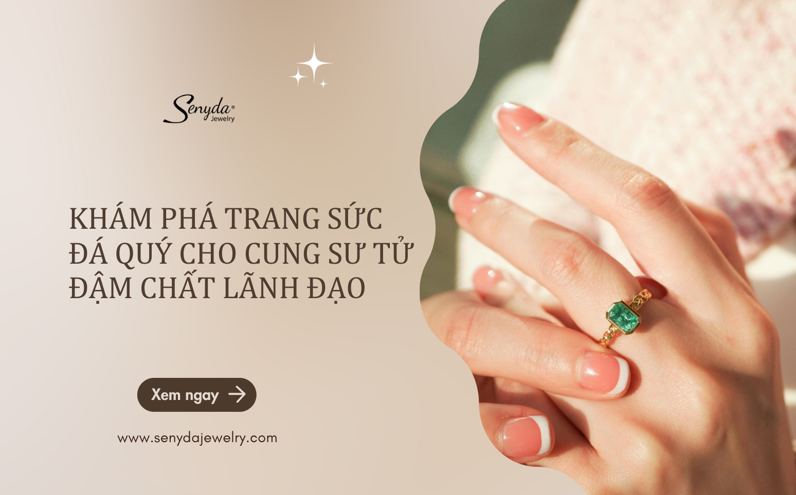 trang sức đá quý cho cung sư tử