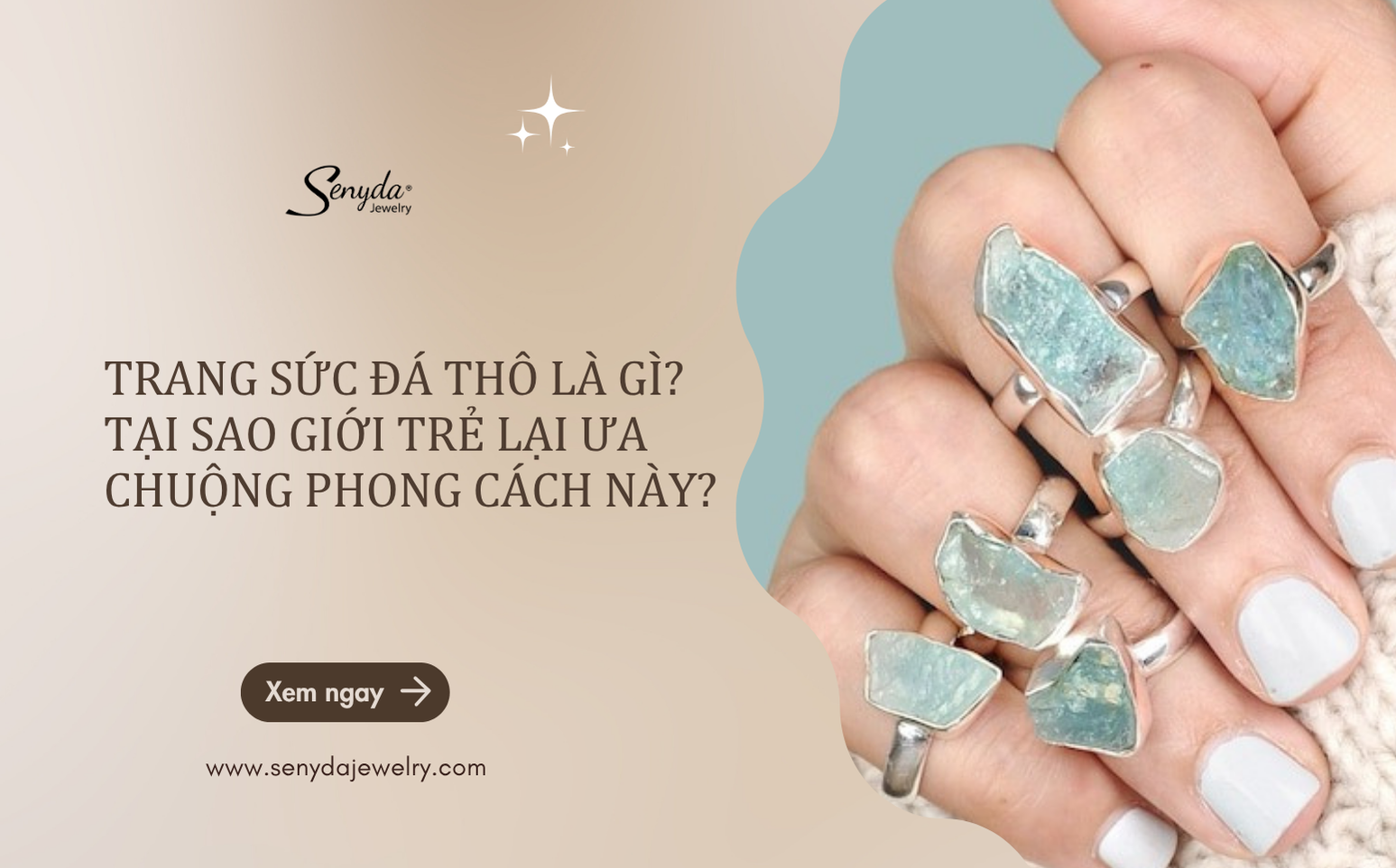 Trang sức đá thô là gì