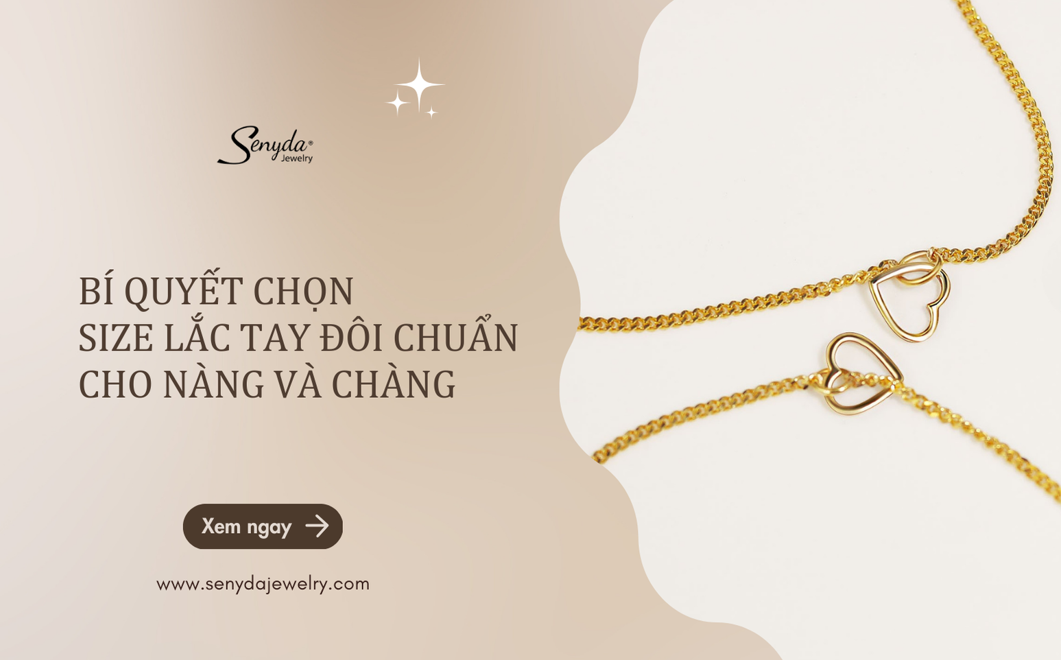 bí quyết chọn size lắc tay đôi