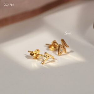 Bông tai vàng custom