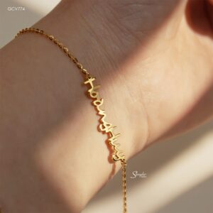 Lắc tay vàng custom