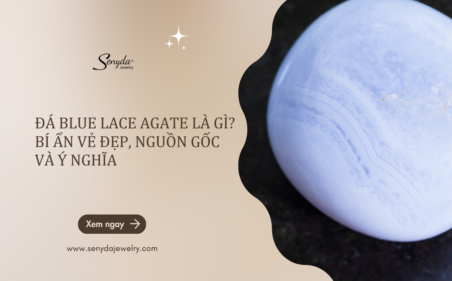 đá Blue Lace Agate là gì