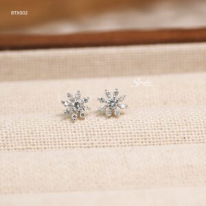 Bông tai kim cương