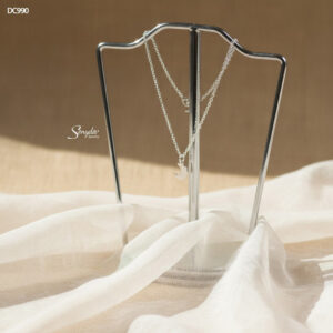 DC990 Dây chuyền bạc Ý Senyda mặt trăng trơn