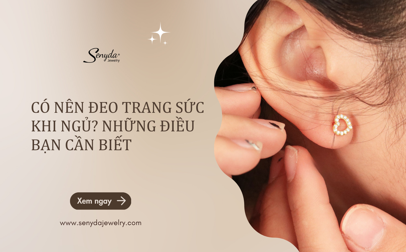 có nên đeo trang sức khi ngủ