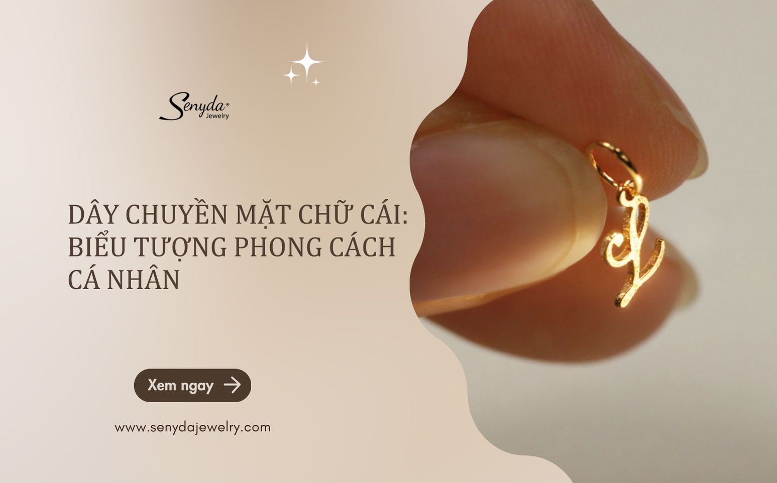 dây chuyền mặt chữ cái