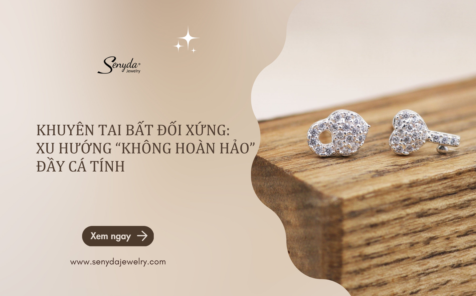 Khuyên tai bất đối xứng