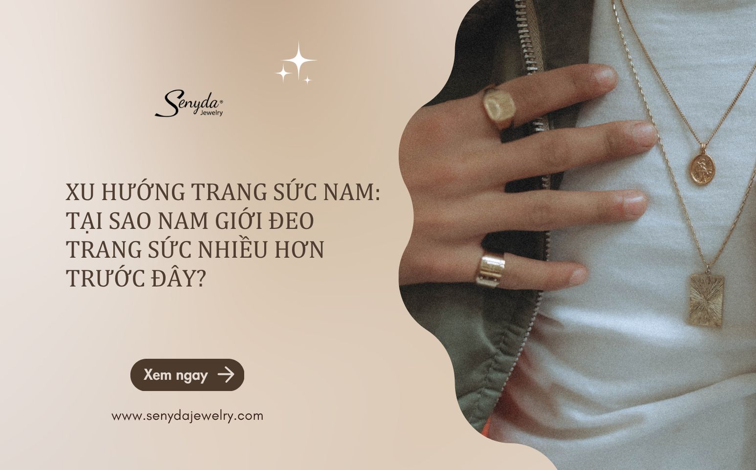 xu hướng trang sức nam