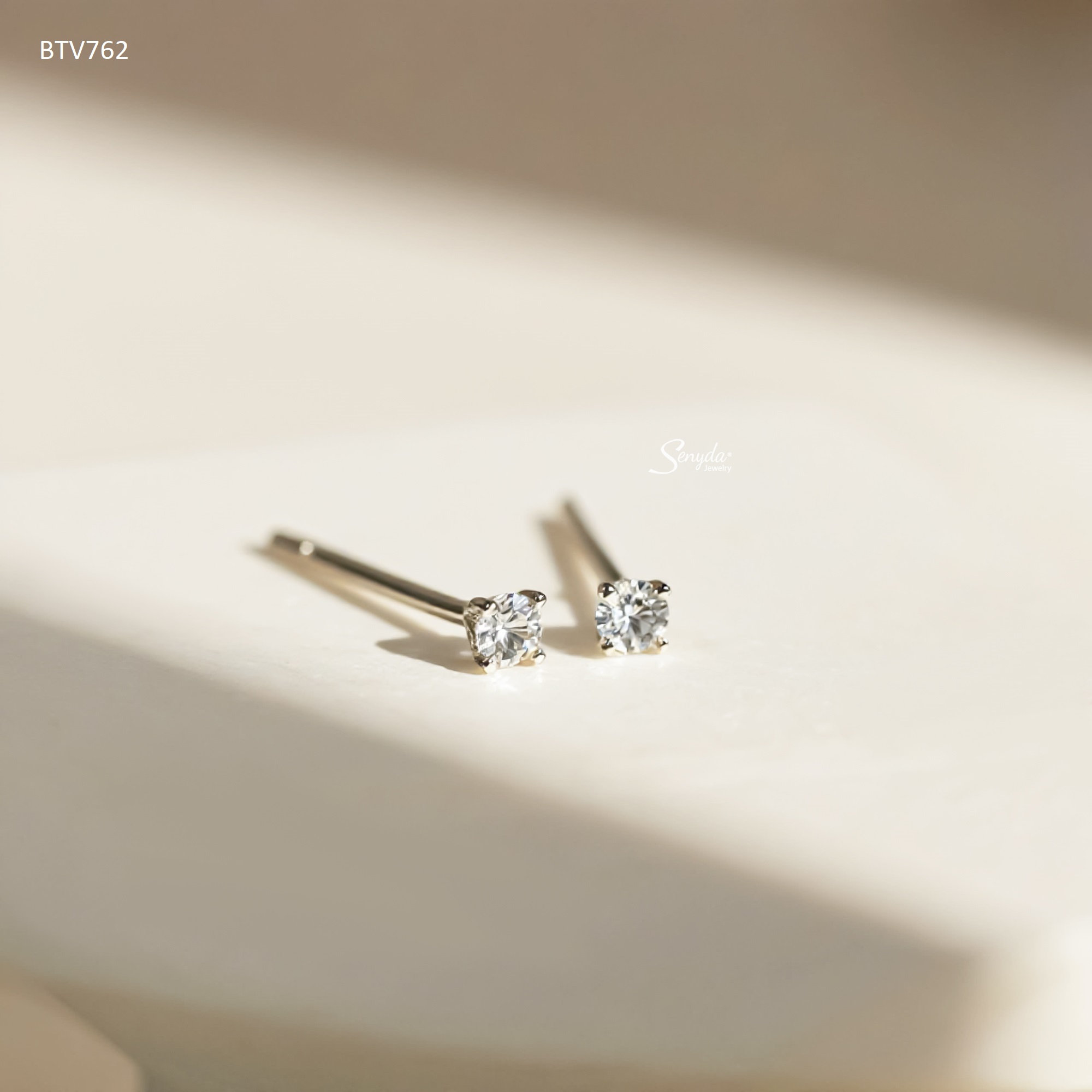 BTV762 Bông tai vàng Sendya nụ đá