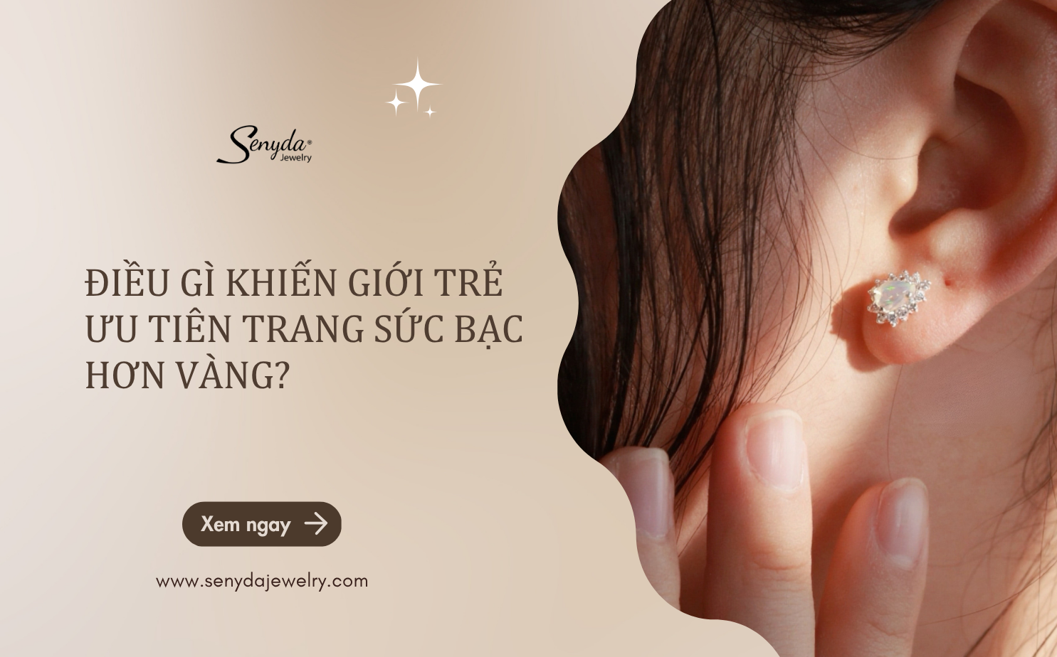 giới trẻ ưu tiên trang sức bạc hơn vàng