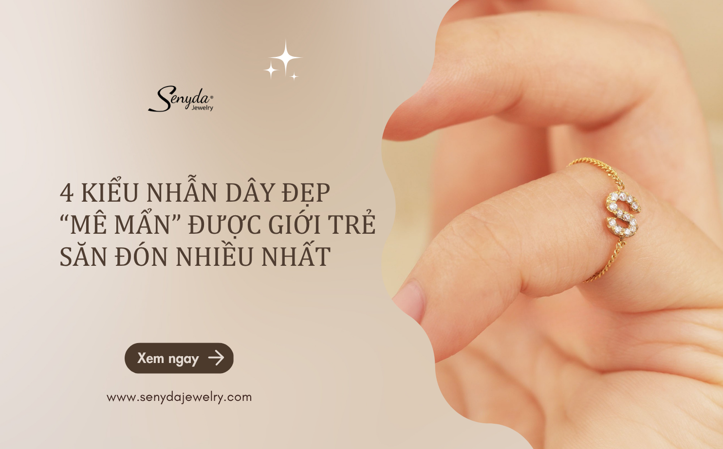 kiểu nhẫn dây đẹp