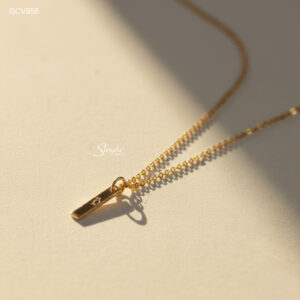 GCV856 Dây chuyền vàng Senyda mặt thanh chữ nhật