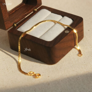 LTV1202 Lắc tay vàng Senyda dây mì ép