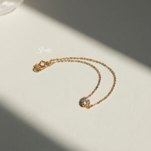 LTV1295 Lắc tay vàng Senyda dây chữ cong vừa vĩnh cửu