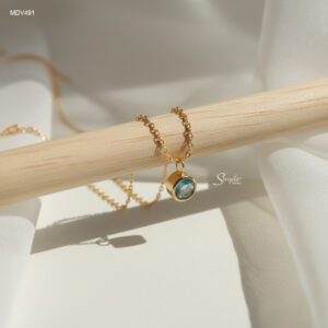 MDV491 Dây chuyền vàng Senyda bọc mặt đá Zircon