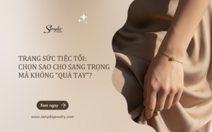 trang sức tiệc tối