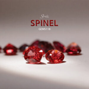 GEMS118 Đá Spinel đỏ