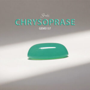 GEMS137 Đá Chrysoprase (Ngọc đế quang) oval