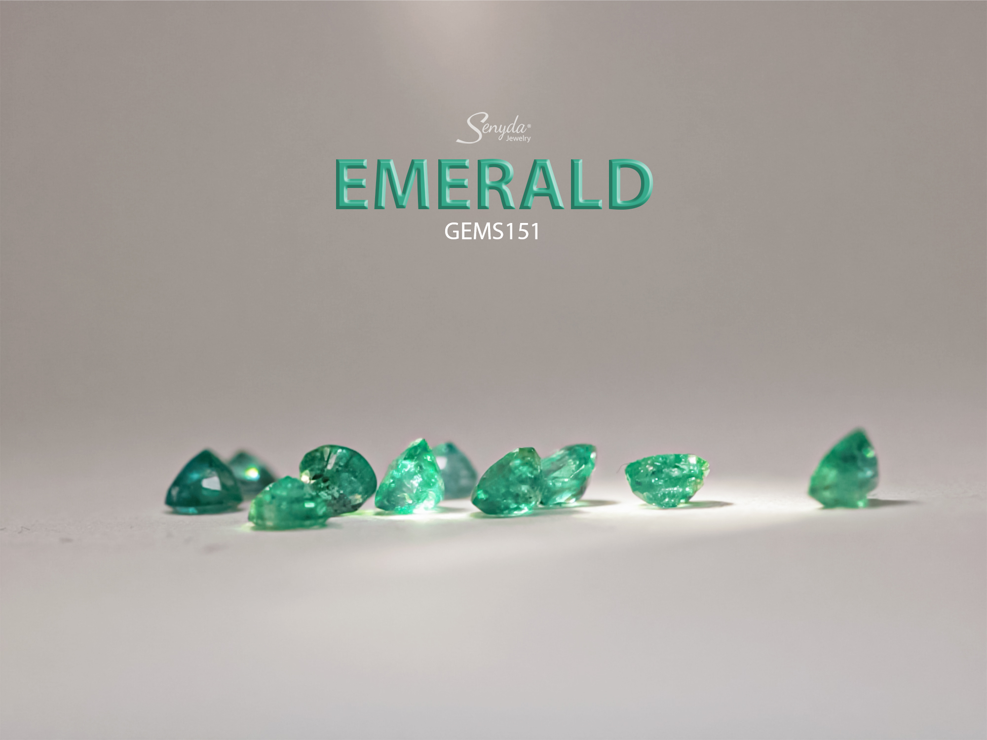 GEMS151 Đá Emerald round