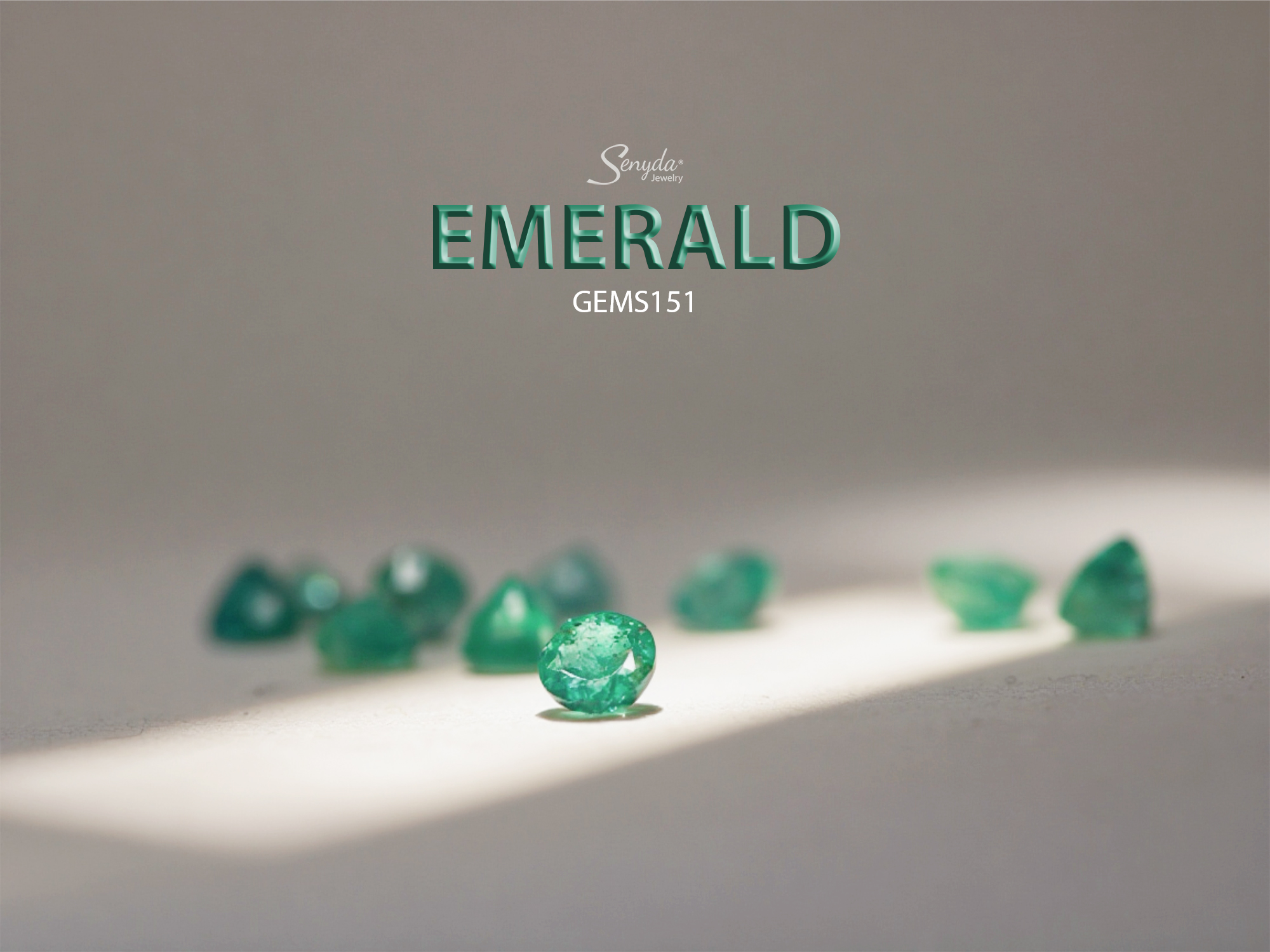 GEMS151 Đá Emerald round