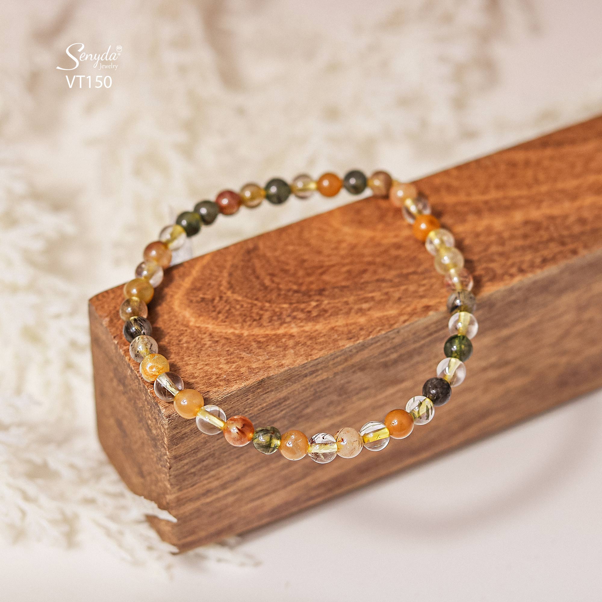 Đá thạch anh tóc (Rutilated Quartz): Những "sợi tơ của thần vệ nữ" và ý nghĩa may mắn