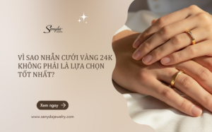 nhẫn cưới vàng 24k
