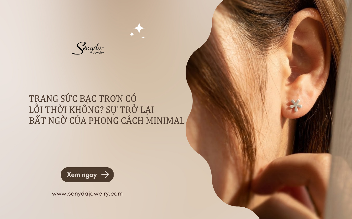 trang sức bạc trơn