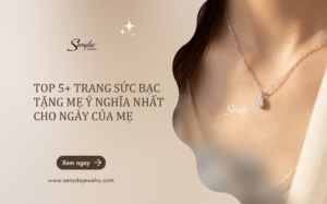 trang sức bạc tặng mẹ